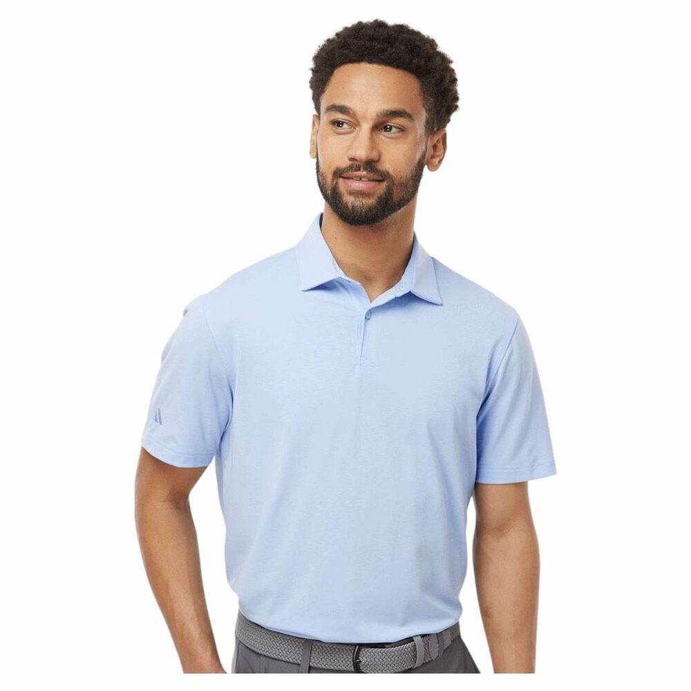 Adidas Men’s Performance Polo Shirt Light Blue Size Large